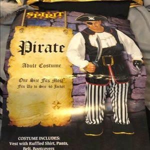 Captain Hook/pirate costume with MANY accessories